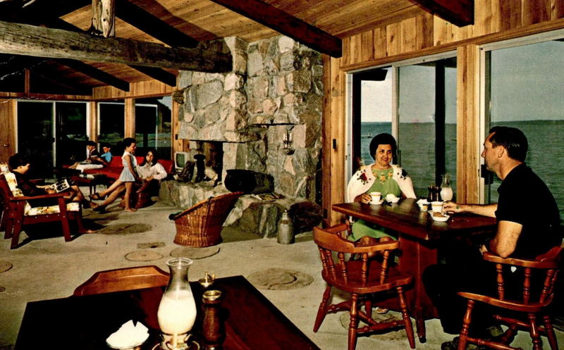 Chimney Corners Resort - Vintage Postcard (newer photo)